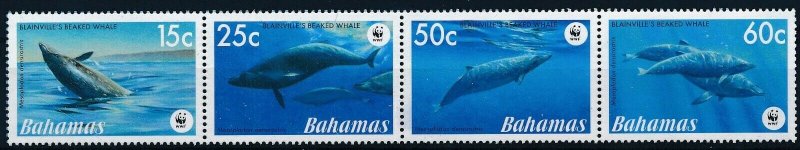 [959] Bahamas 2007 Whales WWF good Set very fine MNH Stamps