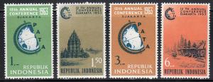 Indonesia 581-84 - Mint-NH - Pacific Area Travel Assoc.(cv $1.30)