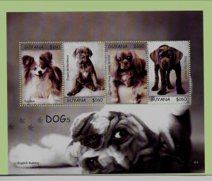 GUYANA Sc 3946 NH issue of 2007 - SOUVENIR SHEET - DOGS