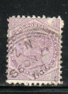 NEW ZEALAND #62  1882  2p       QUEEN VICTORIA   F-VF  USED   p