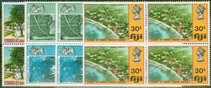 Fiji 1970 Leprosy Hospital set of 4 SG420-423 Superb MNH Blocks of 4