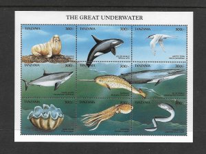 MARINE LIFE - TANZANIA #2070  MNH