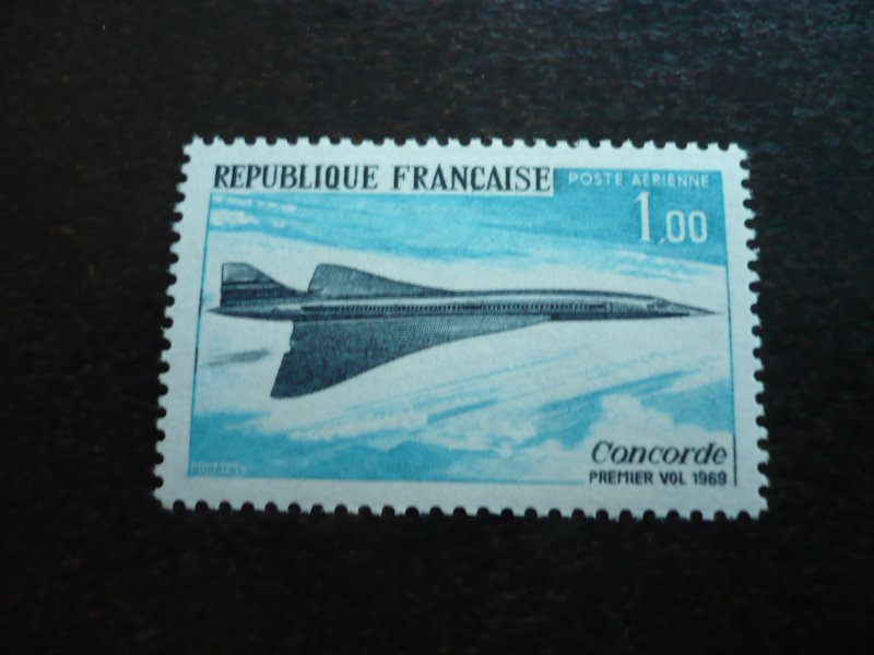 Stamps - France - Scott# C42 - Mint Hinged Set of 1 Stamp