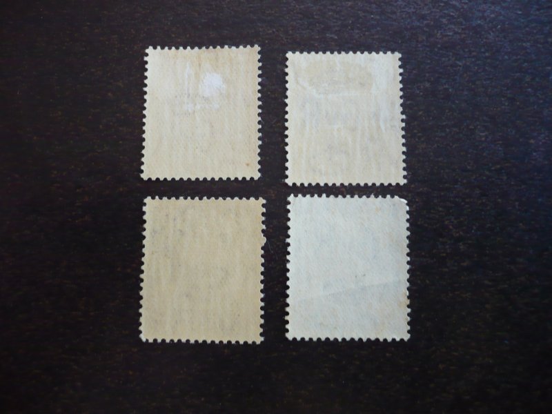 Stamps - Great Britain - Scott#211-212,215-216- Mint Hinged Part Set of 4 Stamps
