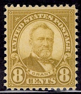 US Stamp #640 8c Grant MINT Hinged SCV $2.00