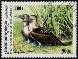 Cambodia 1978 - Cto - 900r Blue-footed Booby (2000) +