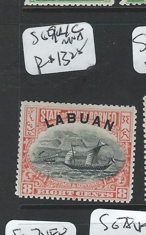 LABUAN (P2207B) 8C BOAT SG94C  MNH