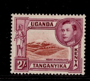 KENYA UGANDA TANGANYIKA GVI SG146b 2s lake-brown & brown-purple NH MINT Cat £50.