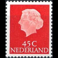 NETHERLANDS 1953 - Scott# 353 Queen 45c NH