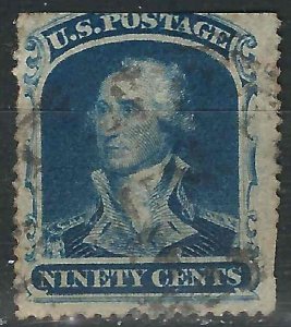 US 39 Used VF(est.) Trimmed Perfs 1860  SCV $11000.00 (Or)