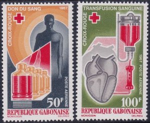 Gabon SC# C54 - C55 fvf/mnh