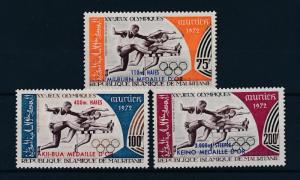 [55405] Mauritania 1972 Olympic games Munich Athletics with overprint MNH