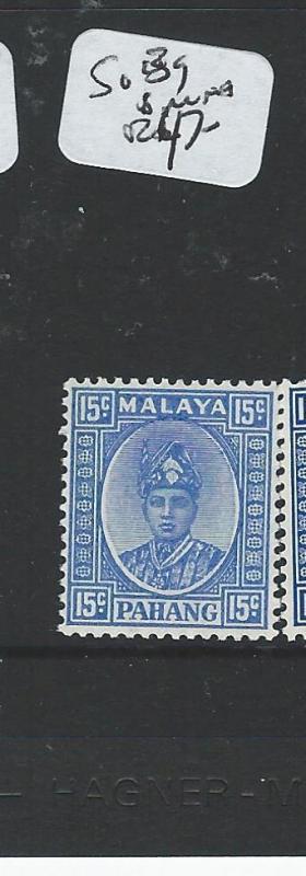 MALAYA PAHANG (P0906B) SULTAN 15  SG39  MNH