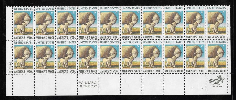 #1423 MNH Plate Block of 20