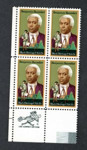 1804 Benjamin Banneker (Zip Block) MNH (pb)