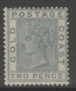 GOLD COAST SG13 1884 2d GREY MTD MINT