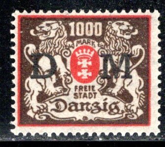 Danzig - Scott # O41a, mint hr