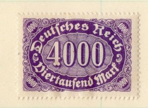 Germany 1920s Inflation Period Issues Fine Mint Hinged 4000M. NW-168887