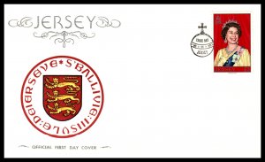 Jersey 154 Queen Elizabeth II U/A FDC