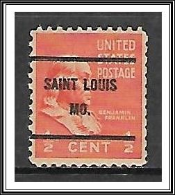 US Precancel #803-61 St Louis MO Used