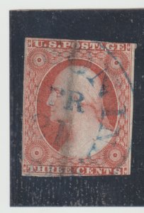 US Scott #11 Used April 21 Town Cancel CXL 3c George Washington