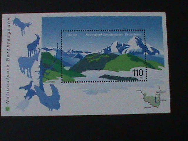 GERMANY-1999- NATIONAL PARK-BERCHTES GARDEN-MNH S/S -VF-HARD TO FIND LAST ONE