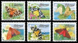 2012 Alderney 446-451 Butterflies 8,50 €