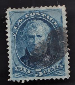 US Scott 179 or 185 Used TAYLOR 5 CENT