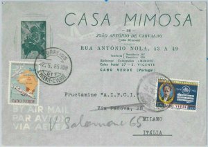 74620 - ANGOLA - POSTAL HISTORY -  AIRMAIL COVER to ITALY 1965 - MAPS