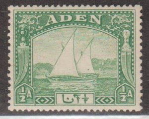 Aden Scott #1 Stamp - Mint NH Single