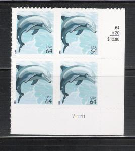 Mint Plate Block Dolphin