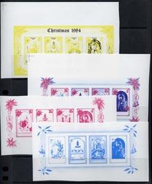 St Lucia 1984 Christmas miniature sheet set of 4 progress...