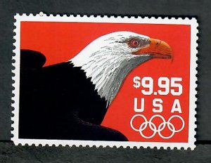 2541 MNH Eagle and Olympic Rings Express Mail single