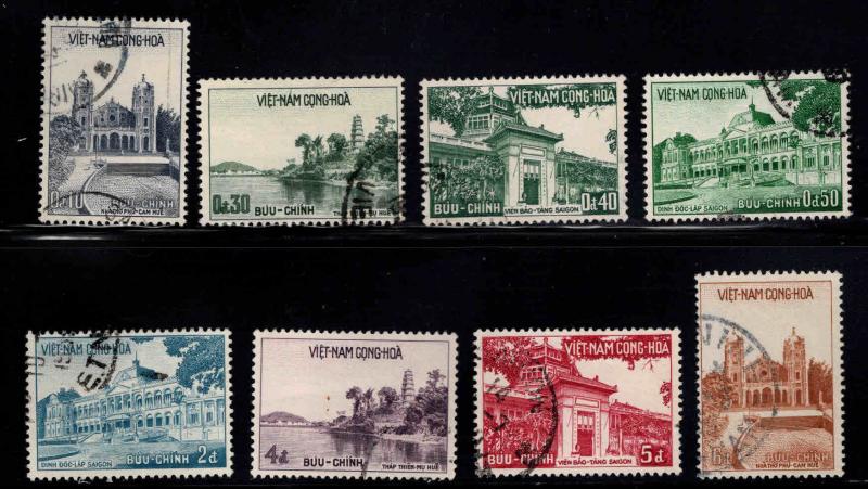 South Viet Nam  Scott 100-107 Used set