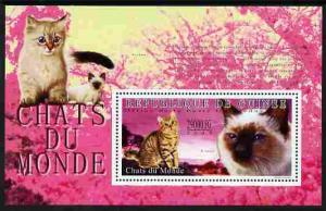 Guinea - Conakry 2009 Cats of the World #3 perf m/sheet u...