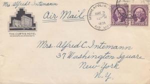 United States Minnesota Minneapolis Air Mail 1938 duplex  3c Washington 1934 ...