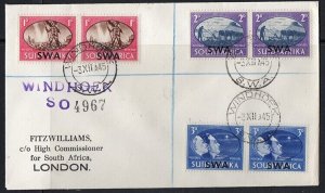 Thematic stamps SOUTH WEST AFRICA 1945 VICTORY FDC used