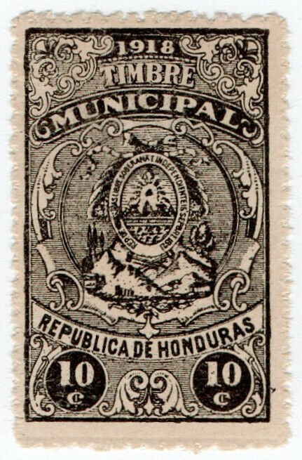 (I.B) Honduras Revenue : Duty Stamp 10c