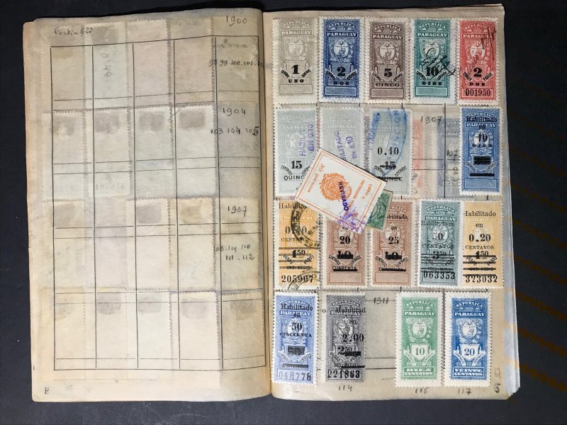 Central and South America Revenue Stamps Mint/Used 1891-1906 (242 Stamps)