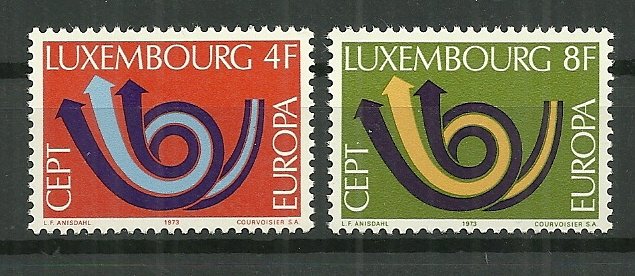 1973 Luxembourg Europa CEPT C/S MNH