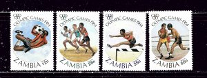 Zambia 304-07 MNH 1984 Olympics