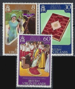 British Virgin Is 317-19 MNH 1977 set (ak2742)