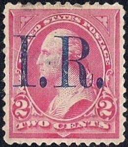 R155 2 cent Washington, Carmine Stamp used EGRADED SUPERB 100 XXF