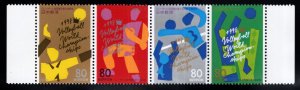 JAPAN  Scott 2638-2641a MNH** World Volleyball Championship strip 1998