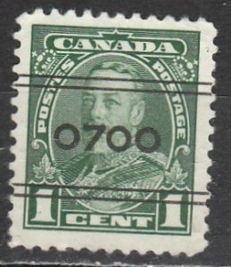 Canada    9-217    (O)     Precancel  (O700)