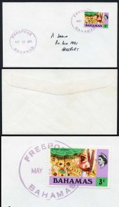 Bahamas QEII cover addressed to PO Box 1991 Freeport with Freeport CDS