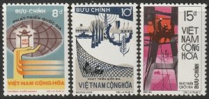 South Vietnam 1973 Sc 457-9 set MNH**