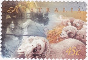 Australia 1998 - Farming Aust.- Sheep 45c used