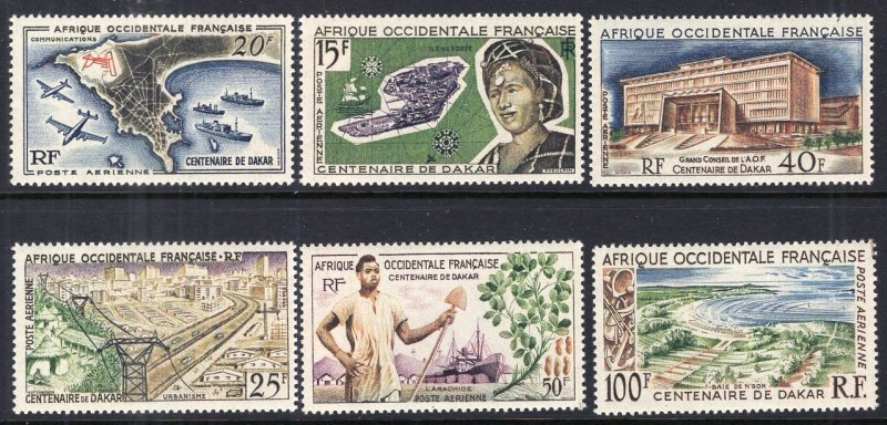 French West Africa C22-C27 MNH VF