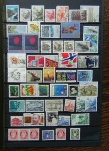 Norway 1992 values to 50k + useful commemorative range better noted used